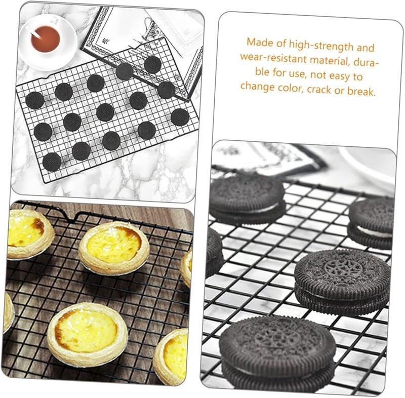 رف تبريد ثقيل 2 قطعة رف سلكي آمن للفرن وغير لاصق للشواء والتحمير - Image 3